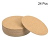 Unique Bargains Thickened Cork Self-Adhesive Round Coasters for Tableware - 3 of 4