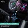 iHome Dual USB-A Car Charger, 3.4A Fast Charging, Charges 2 Devices, Universal Car Accessory - 3 of 4