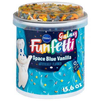 Pillsbury Funfetti Galaxy Space Blue Vanilla Frosting - 15.6oz