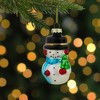 Northlight Set of 3 Holiday Figurines Glass Christmas Ornaments 3" - 2 of 4