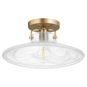 Quorum Lighting 1 - Light Pendant in  Aged Brass - 1 of 4