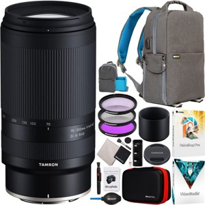 Tamron 70-300mm F4.5-6.3 Di III RXD Lens Kit A047 for Nikon Z-Mount Mirrorless Bundle - 1 of 4