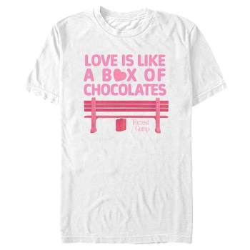 Men's Forrest Gump Box of Chocolates Quote T-Shirt