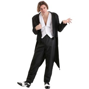 HalloweenCostumes.com Rocky Horror Picture Show Riff Raff Halloween & Cosplay Costume Suit,  Tailcoat With Hump Back Look and Pants - 1 of 4