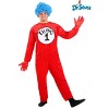 HalloweenCostumes.com X Small   Dr. Seuss Thing 1 and Thing 2 Costume for Adult, Red/White/Blue - 3 of 4