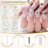Saviland Professional K9 Rhinestones Kit - Premium Nail Gems with Dual-Head Picker & Tweezers for Salon Nail Art. - 2 of 4
