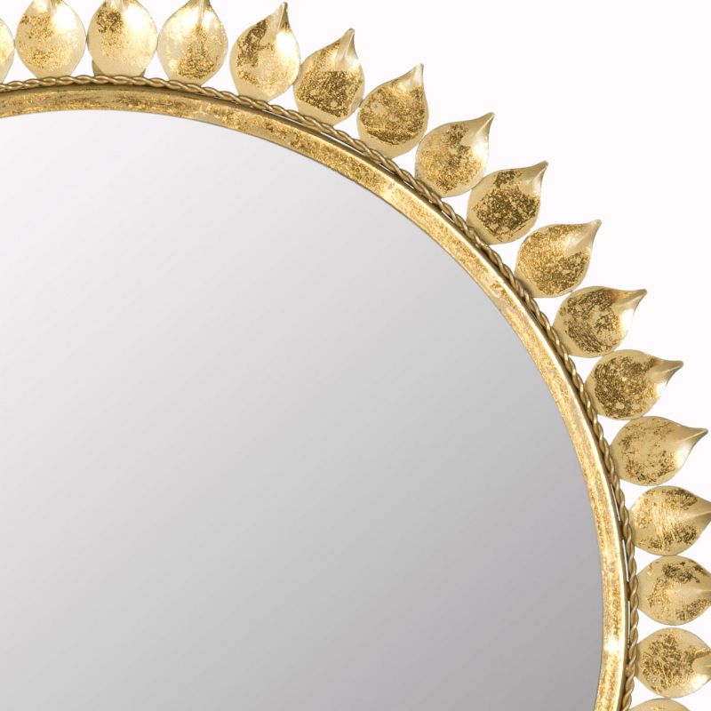 Leaf Crown Sunburst Mirror - Antique Gold - Safavieh., 3 of 4