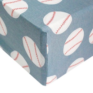 Copper Pearl Premium Crib Sheet - Slugger - 1 of 4