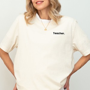 Simply Sage Market S.W.Smiley Teacher Recipe Front & Back Design Short Sleeve Tee - 1 of 4