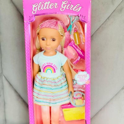 Glitter Girls Poseable Doll With Colored Hair & Accessories - Nixie : Target