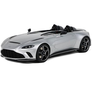 2020 Aston Martin V12 Speedster Silver Metallic 1/18 Model Car by GT Spirit - 1 of 4