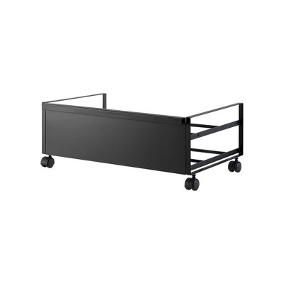Yamazaki Home - Rolling Shoe Rack (9" H) - Steel - Black
