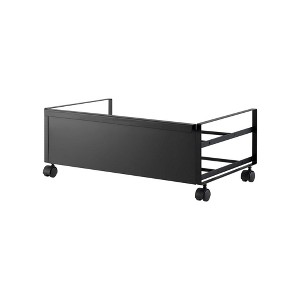 Yamazaki Home - Rolling Shoe Rack (9" H) - Steel - Black - 1 of 4