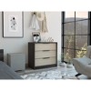Lyngins Modern 3-Drawer Dresser,Chest of Drawers,Storage Furniture for Bedroom,Living Room - 2 of 4