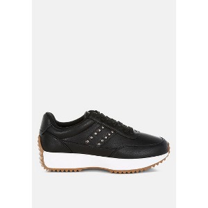 Athion Studded Real Leather Sneakers Women - 1 of 4