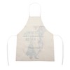 Unique Bargains Christmas Aprons Linen Beige White Black Red Yellow Blue 21.65"x26.77" 1 Pcs - 4 of 4
