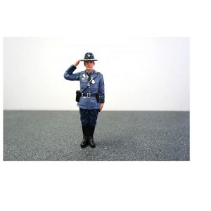 State Trooper Brian Figure For 1:18 Diecast Model Cars by American Diorama - 1 of 3