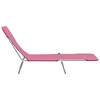 vidaXL Sun Lounger Set of 2 Pink - 4 of 4