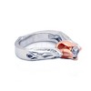 Rosebud Engagement Ring Solitaire Rose Gold Plated Womens Ginger Lyne Collection Size 10 - 2 of 4