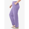 Woman Within Plus Size 7-Day Knit Ribbed Straight Leg Pant - 4 of 4