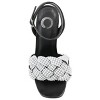 Journee Collection Womens Dua Tru Comfort Foam Pearl Accents Block Heel Sandals Black 12 - 4 of 4