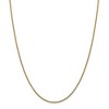 Black Bow Jewelry 1.5mm 14k Yellow Gold Hollow Round Box Chain Necklace - 2 of 4