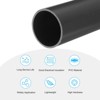 Unique Bargains Water Plumb DIY Crafts High Impact Rigid Round Pipes 8" Length ID 1.78" OD 1.97" Light Grey - 3 of 4