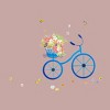 Slickblue Bicycle Date Wall Decals – Vinyl Stickers for a Warm, Romantic Home Atmosphere, 23.6x35.9" - 2 of 3