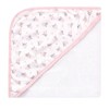 Hudson Baby Infant Girl Cotton Rich Hooded Towels, Cute Elephant, One Size - 4 of 4