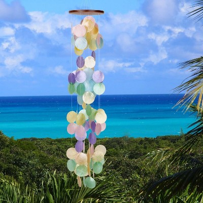 Woodstock Wind Chimes Asli ArtsÃ‚Â® Collection  Capiz Waterfall  40'' Wind Chime