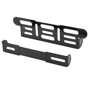 Unique Bargains Universal Motorcycle Adjustable License Number Plate Bracket Frame Holder Black - 1 of 4