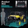 24V 2-Seater Kids Ride-On Truck with Remote Control, Dual Motors, 19" Seat, LED Lights, Music, Enhanced Suspension - 2 of 4