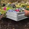 Raised Garden Bed Plant Holder Kit - Adjustable Galvanized Iron Planter Box for Growing Flowers, Vegetables, Fruits, and Herbs by Nature Spring - 2 of 4