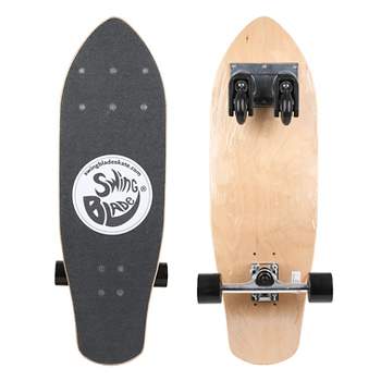 Swing Blade 31" - Cruiser Board Caster Board 7 Ply Maple Wood with ABEC-7 Bearings and Aluminum Trucks
