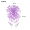 Unique Bargains Christmas Wedding Car Basket Gift Wrapping Big Organza Pull Bow 10 Pcs - 2 of 4