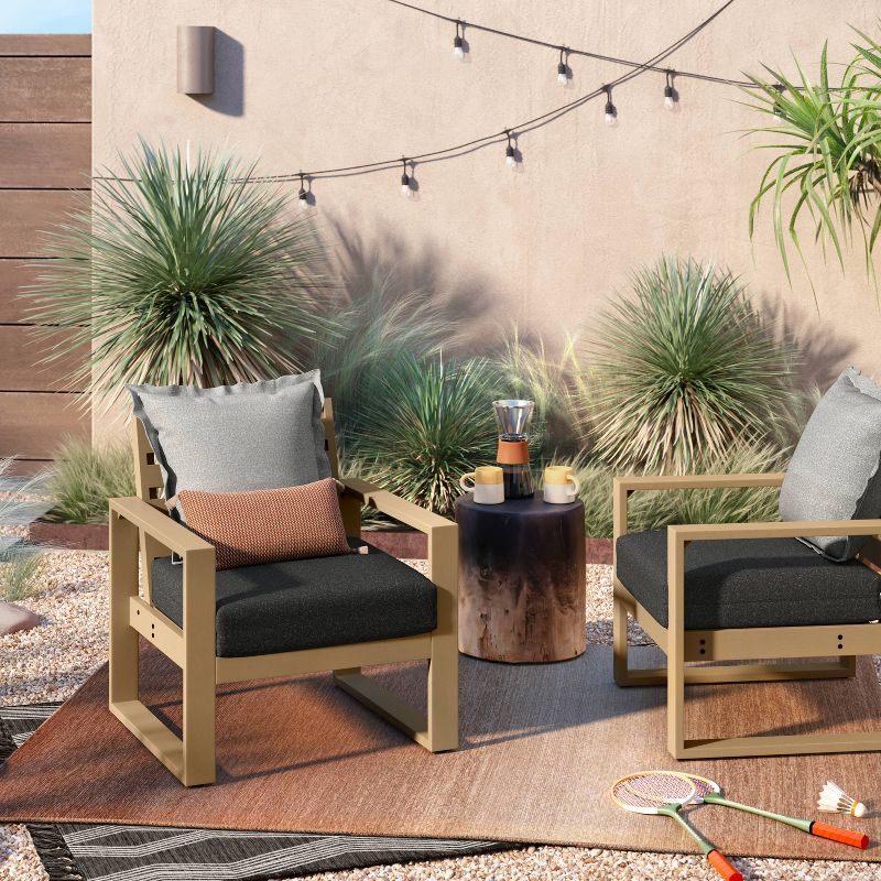 Rectangular Woven Indoor Outdoor Area Rug Sunset Ombre - Threshold™, 3 of 6