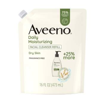 Aveeno Daily Moisturizing Facial Cleanser Refill Pouch - 16 fl oz