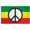 Maison 3x5 Ft Peace Sign Symbol Rasta Poly Flag Perfect For Outdoor & Indoor Use - 2 of 3