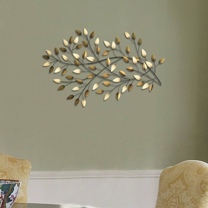 Blowing Leaves Decorative Wall Sculpture - Stratton Home Decor, 3 of 6