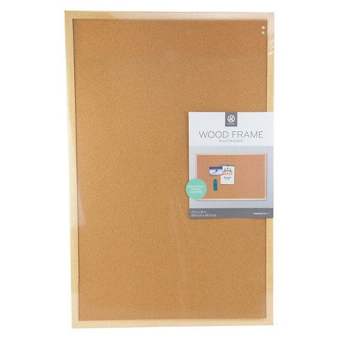 Ubrands Wood Frame Bulletin Board 23 X 35 Target