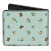 Adult Star Wars The Mandalorian The Child Grogu Sketch Vegan Leather Bi-Fold Wallet - 2 of 3