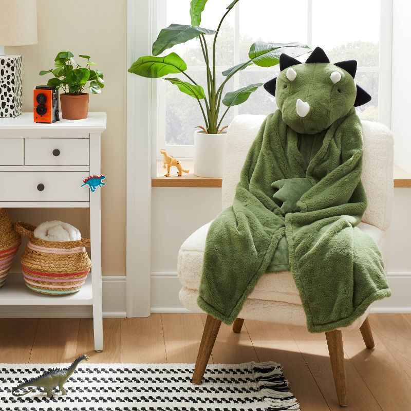 Dinosaur Kids&#39; Adaptive Hooded Blanket - Pillowfort&#8482;, 3 of 6