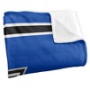 University Of North Carolina Asheville Primary Logo Stripes Silky 50x60 Blanket, 1 Sided - 3 of 4