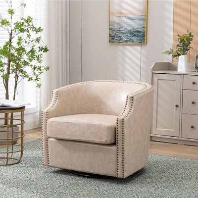Swivel Chair, Comfy Accent Sofa Chair, 360 Swivel Chair, Upholstered Armchair, Swivel Accent Chair With Metal Base, Corner Chairs
