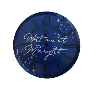 Jollity & Co. - Meet Me At Midnight Dessert Plates - Pack of 8 Paper Plates - 1 of 4