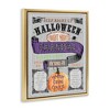 Stupell Industries Halloween Fright Night Carnival Sign Floating Frame Canvas Art - 2 of 4
