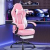 Racxily Ergonomic Video Gamer Chairs, Gaming Chairs w/ Massage Lumbar Support & Footrest, Racing Style Computer Chair Adjustable Headrest - 4 of 4
