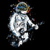 Men's Design By Humans space guitar By kharmazero T-Shirt - 2 of 4