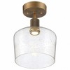 Access Lighting Port Nine 1 - Light Flush Mount in  Antique Brushed Brass - 3 of 4