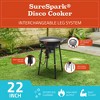 Loco Cookers 22 Inch SureSpark Disco Cooker with Interchangeable Leg System and Push Button Electronic Ignition for Cooking Equipment, Black - 2 of 4